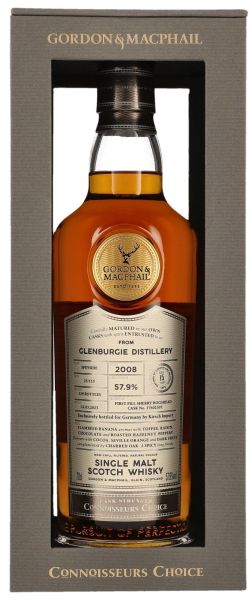 Glenburgie 15 Jahre 2008/2023 Sherry Cask Gordon & MacPhail Cask Strength 57,9% vol.