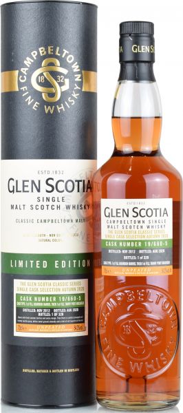 Glen Scotia 2012/2020 1st Fill Tawny Port Hogshead #19/660-5 54,3% vol.