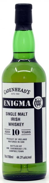Irish Single Malt 10 Jahre /2025 Cadenhead's Enigma 44,3% vol.