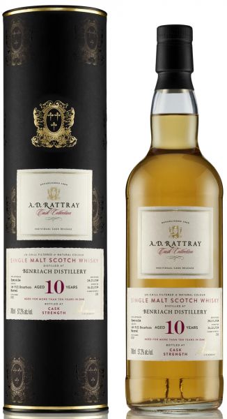 Benriach 10 Jahre 2014/2024 1st Fill Bourbon Barrel A.D. Rattray 57,2% vol.