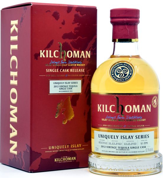 Kilchoman 2012/2022 Tequila Cask Uniquely Islay An Geamhradh 53,1% vol.