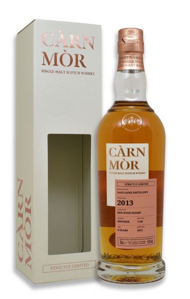 Dailuaine 8 Jahre 2013/2021 Red Wine Cask Carn Mor Strictly Limited 47,5% vol.
