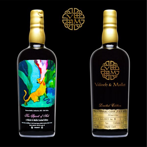 Mauritius Cane Juice Rum 8 Jahre 2014/2023 Valinch &amp; Mallet The Spirit of Art Nr. 5 57,2% vol.