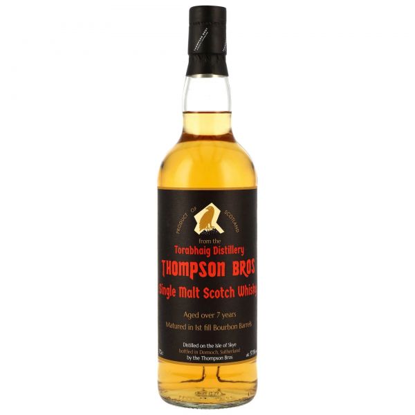 Torabhaig 7 Jahre 2018/2025 1st Fill Bourbon Barrels Thompson Bros 57,1% vol.
