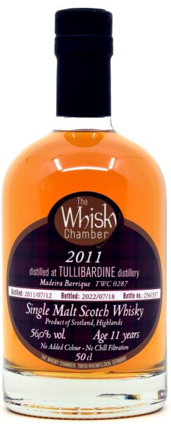 Tullibardine 11 Jahre 2011/2022 Madeira Cask The Whisky Chamber 56% vol.