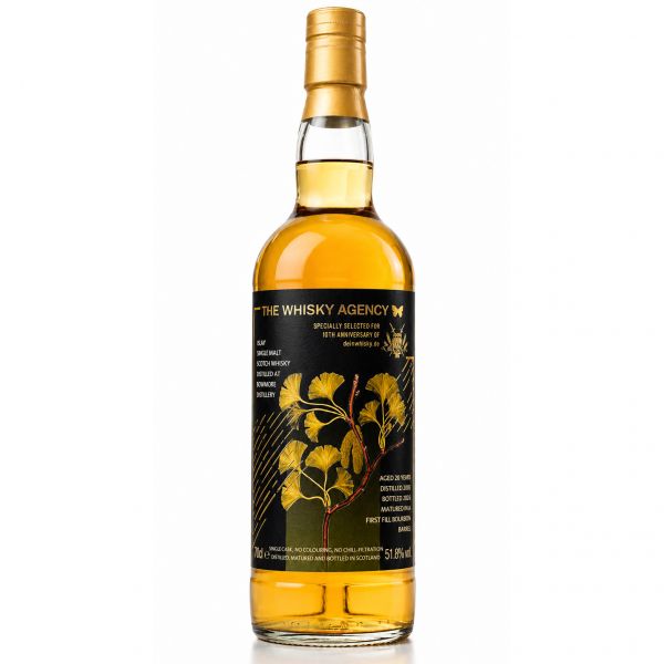 Bowmore 20 Jahre 2005/2026 The Whisky Agency 10th anniversary deinwhisky.de 51,8% vol.