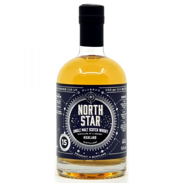 Secret Highland 15 Jahre 2009/2025 North Star Spirits SWE Exclusive 54,3% vol.