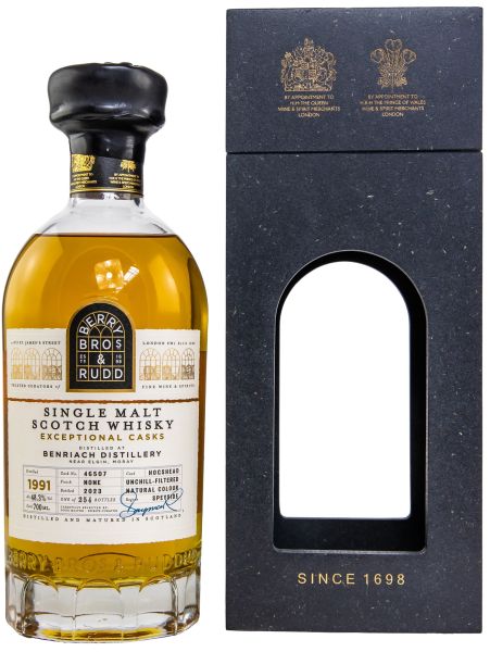 Benriach 1991/2023 Berry Bros. & Rudd Exceptional Casks #46507 48,3% vol.