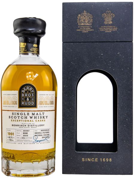 Benriach 1991/2023 Berry Bros. &amp; Rudd Exceptional Casks #46507 48,3% vol.