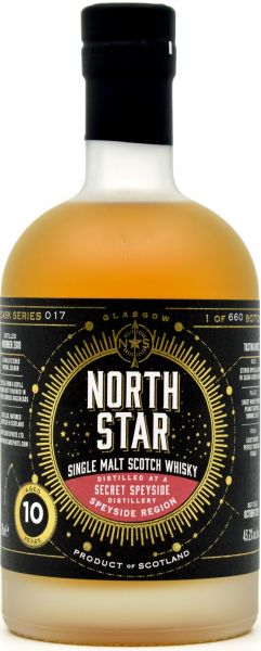 Secret Speyside 10 Jahre 2010/2021 Sherry Cask North Star Spirits #017 43,2% vol.