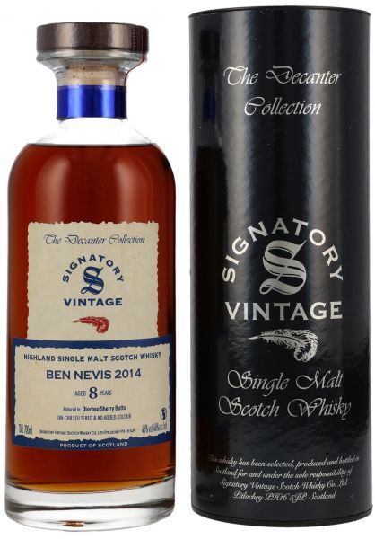 Ben Nevis 2014/2023 Sherry Cask Signatory Vintage The Decanter Collection 46% vol.