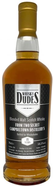 Campbeltown Malt 2016/2025 Oloroso Sherry Cask Whiskydudes 58,5% vol.