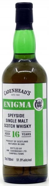 Enigma 16 Jahre 2008/2025 Pineau des Charentes Cadenhead's 51,9% vol.