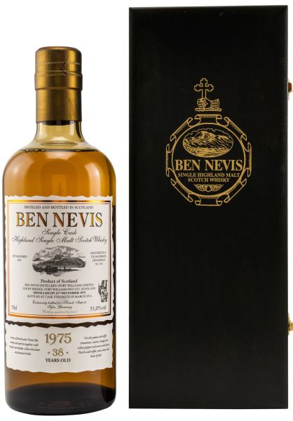 Ben Nevis 38 Jahre 1975/2014 Single Cask for Kirsch Import #914 51% vol.