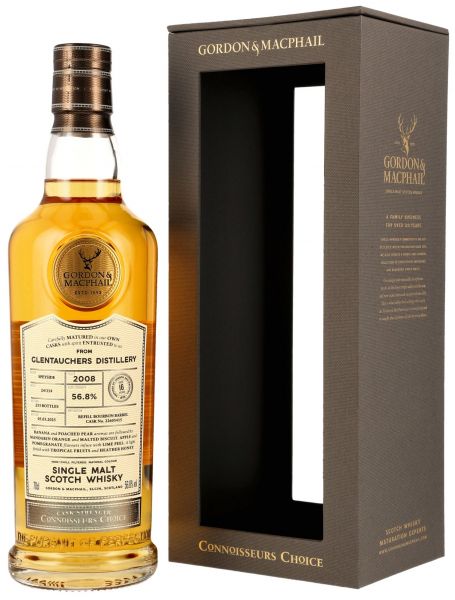 Glentauchers 16 Jahre 2008/2025 Bourbon Cask Gordon & MacPhail 56,8% vol.