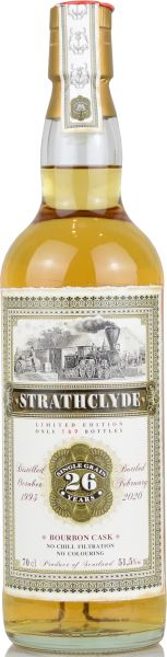 Strathclyde 26 Jahre 1993/2020 Jack Wiebers Old Train Line 51,5% vol.