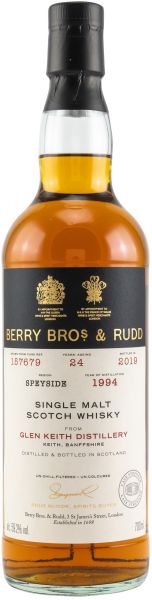 Glen Keith 24 Jahre 1994/2019 Sherry Cask Berry Bros. & Rudd #157679 59,2% vol.