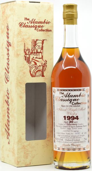 Tobermory 30 Jahre 1994/2024 Chateau D’ Yquem Sauternes Cask Alambic Classique 62,9% vol.