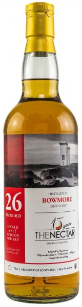 Bowmore 26 Jahre 1995/2021 The Nectar of the Daily Drams 50,4% vol.