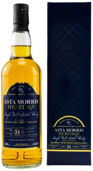 Secret Speyside 31 Jahre 1989/2021 Asta Morris 40,8% vol.