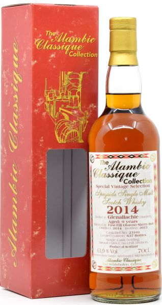 Glenallachie 9 Jahre 2014/2023 Oloroso Sherry Alambic Classique 63,9% vol.