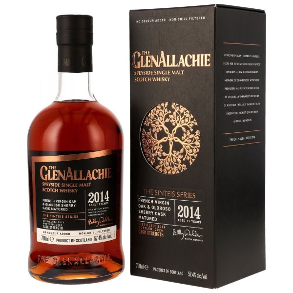 The GlenAllachie 2014/2026 Sinteis Series Part III French Virgin Oak &amp; Oloroso Casks 57,4% vol.