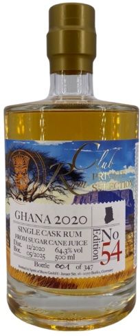 Ghana Rum 2020/2025 Rum Club Private Edition #54 64,3% vol.