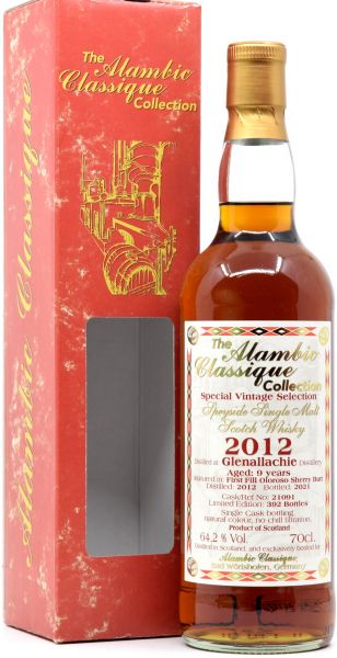 Glenallachie 9 Jahre 2012/2021 Sherry Cask Alambic Classique 64,2% vol.