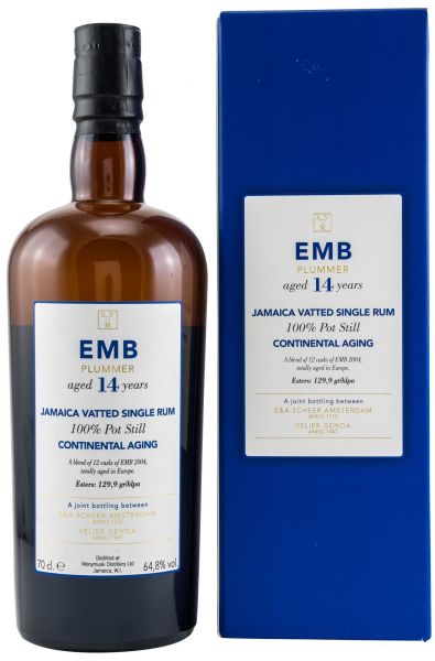 Monymusk EMB Plummer 14 Jahre Continental Aging Scheer Velier Jamaica Single Rum 64,8% vol.
