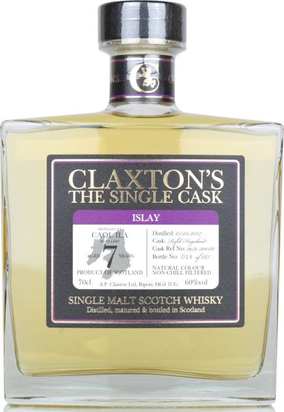 Caol Ila 7 Jahre 2012/2019 Claxton's 60 % vol.