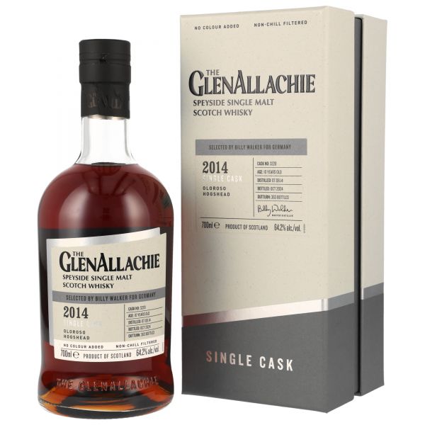 Glenallachie 10 Jahre 2014/2024 Oloroso Sherry Single Cask #3220 64,2% vol.