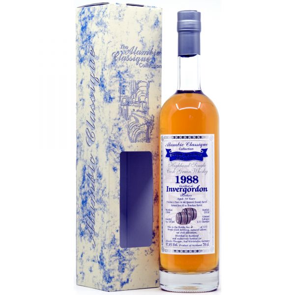 Invergordon 30 Jahre 1988/2018 Spanish Brandy Barrel Alambic Classique 57,8% vol.