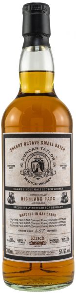 Highland Park 2007/2021 Duncan Taylor Sherry Octave Small Batch 54,5% vol.