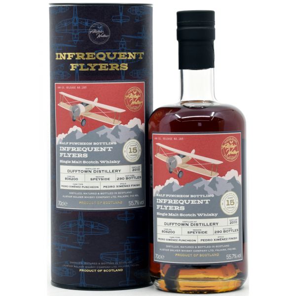 Dufftown 15 Jahre 2010/2026 PX Sherry Cask Alistair Walker Infrequent Flyers 55,7% vol.