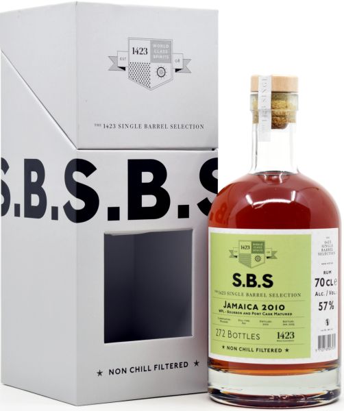 S.B.S. Jamaica 2010/2023 Bourbon/Port Single Cask 57% vol.