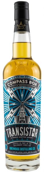 Transistor Compass Box Boilermaker Serie for BrewDog 43% vol.