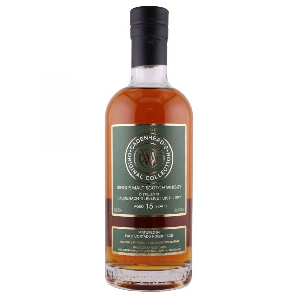 Balmenach 15 Jahre 2011/2026 Palo Cortado Cask Cadenhead's Original Collection 46% vol.