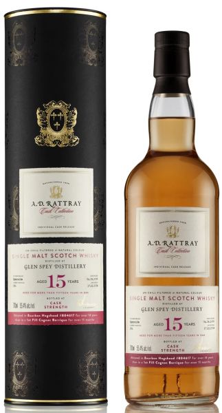 Glen Spey 15 Jahre 2009/2024 Cognac Cask A.D. Rattray 55,4% vol.