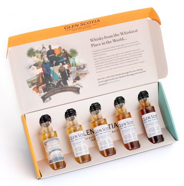 Glen Scotia Dunnage Warehouse Tasting Box 5x 25ml