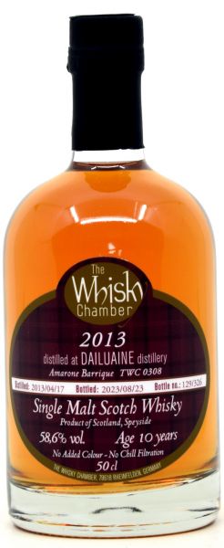 Dailuaine 10 Jahre 2013/2023 Amarone Cask The Whisky Chamber 58,6% vol.