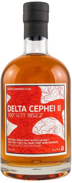 Delta Cephei II 2013/2021 1st Fill Ruby Port Scotch Universe 56,2% vol.
