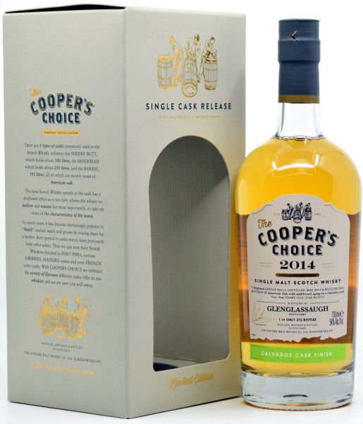 Glenglassaugh 2014/2024 Calvados Cask Cooper's Choice 54% vol.