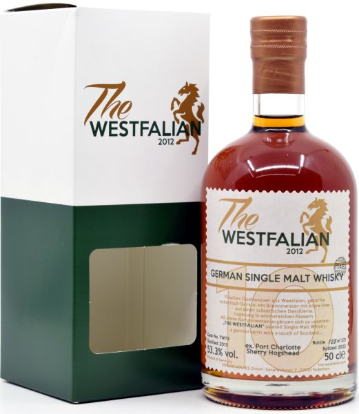 The Westfalian peated 2013/2023 Ex-Port Charlotte Sherry Cask #73 53,3% vol.