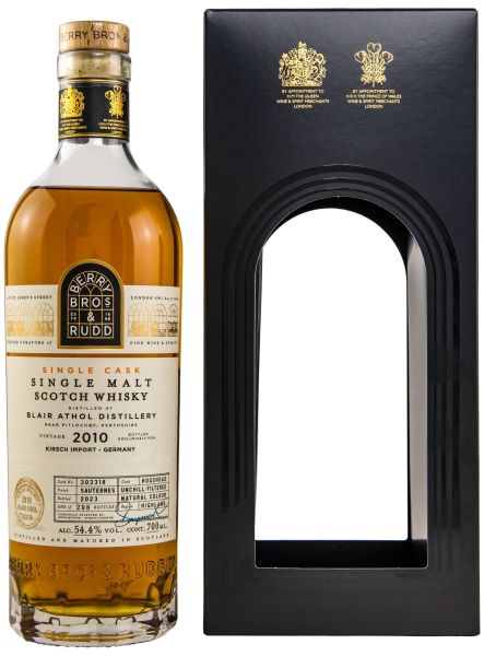 Blair Athol 2010/2023 Sauternes Cask Berry Bros. &amp; Rudd #303318 54,4% vol.