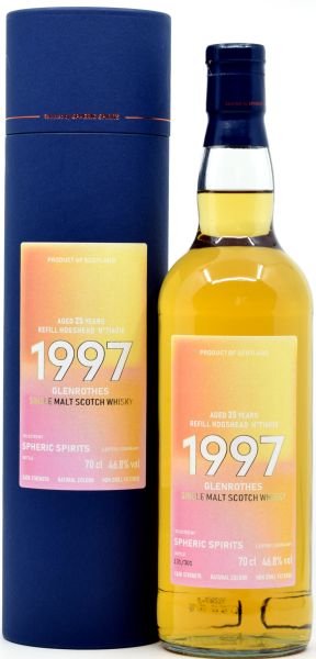 Glenrothes 25 Jahre 1997/2022 Spheric Spirits 46,8% vol.