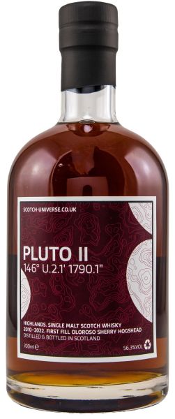Pluto II 2011/2022 1st Fill Oloroso Sherry Scotch Universe 56,3% vol.