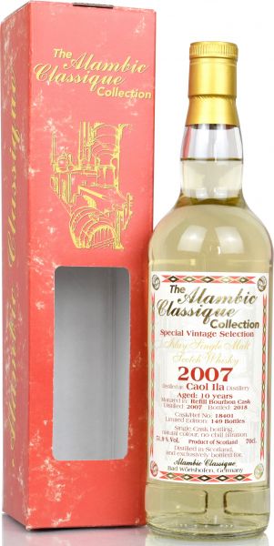 Caol Ila 10 Jahre 2007/2018 Alambic Classique 51,9% vol.