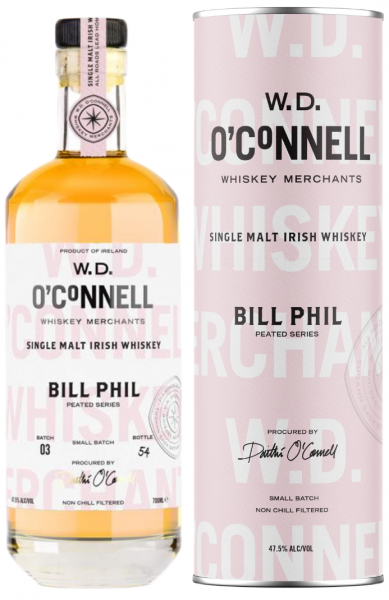 W.D. O&#039;Connell Bill Phil Peated Series Irish Single Malt Whiskey 47,5% vol.