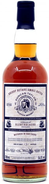 Glentauchers 2008/2022 Duncan Taylor Oloroso Sherry Octave Small Batch for deinwhisky.de 54,8% vol.