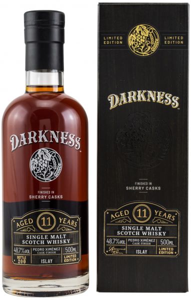 Islay Malt 11 Jahre Darkness Sherry Cask Finish 48,7% vol. 0,5 l